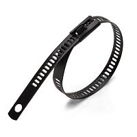 Cтяжка лестничного типа с полимерным покрытием 7х150 мм СКЛ-П 316 Fortisflex, нержавеющая сталь А4 Cтяжка лестничного типа с полимерным покрытием 7х150 мм СКЛ-П 316 Fortisflex, нержавеющая сталь А4